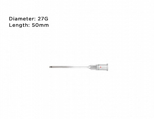 Канюля 27G (50 mm) фото: купить в Москве в интернет-магазине Filleronline.ru