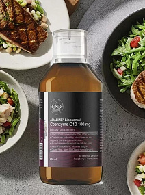 ADALINE® LIPOSOMAL COMPLEX VITAMIN COENZYME Q 10 100 MG (АДАЛИН® ЛИПОСОМАЛЬНЫЙ КОМПЛЕКС ВИТАМИН КОЭНЗИМ Q 10 100 МГ) фото: купить в Москве в интернет-магазине ФИЛЕР|ОНЛАЙН